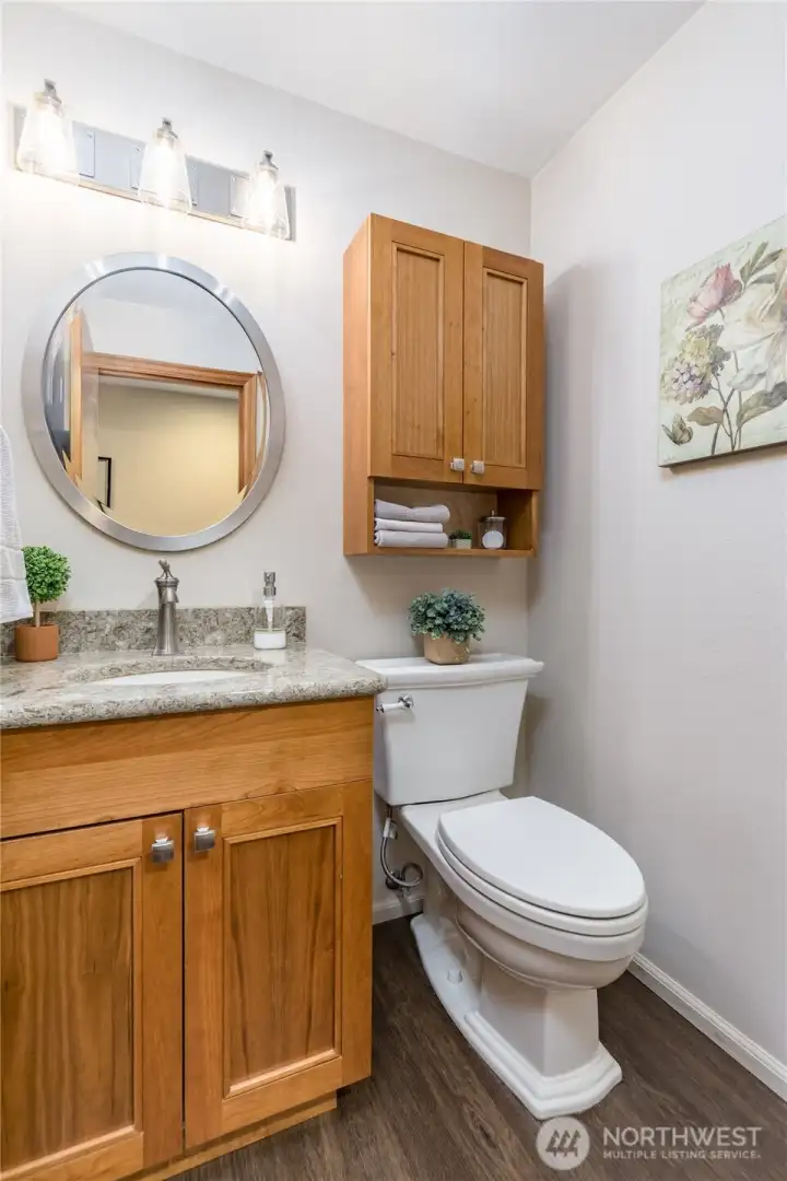 Half bath downstairs