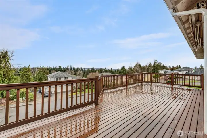 The deck is another thing of beauty!