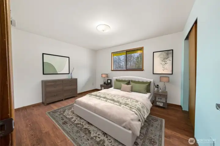 Bedroom 3 virtually staged