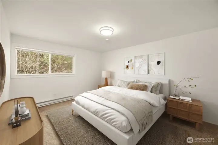Primary bedroom (virtually staged)