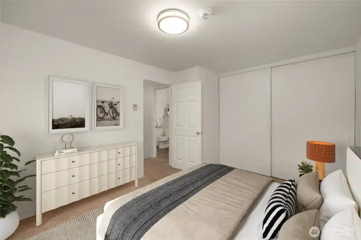 Second bedroom (virtually staged)