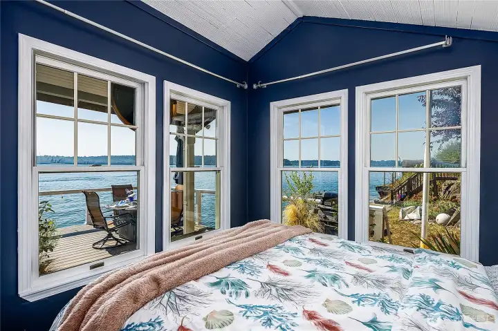 Bedroom with, yes, more views