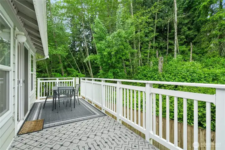 Picturesque view from your entertainment sized deck is truly outstanding!