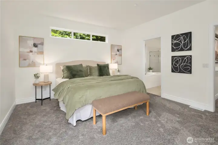 Main floor primary.