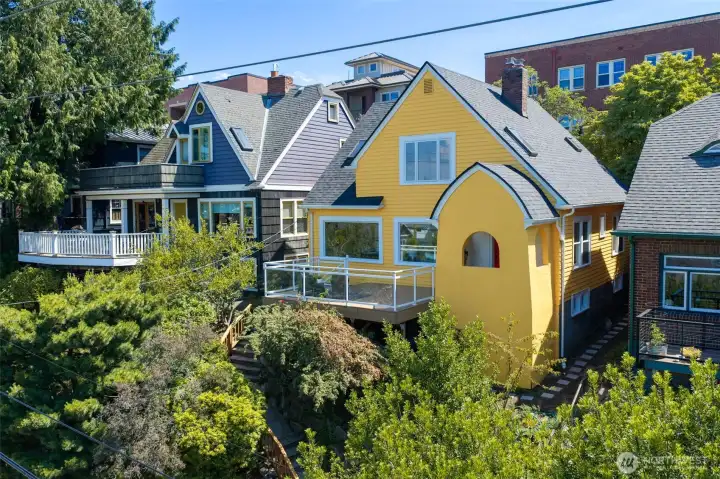 Perched on the West top side of Phinney Ridge!