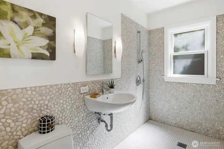 The main floor bath