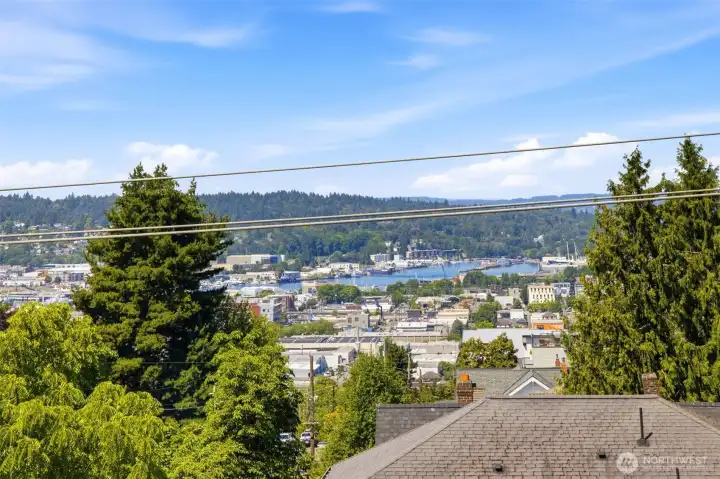 View from the upstairs bedroom is, WOW!