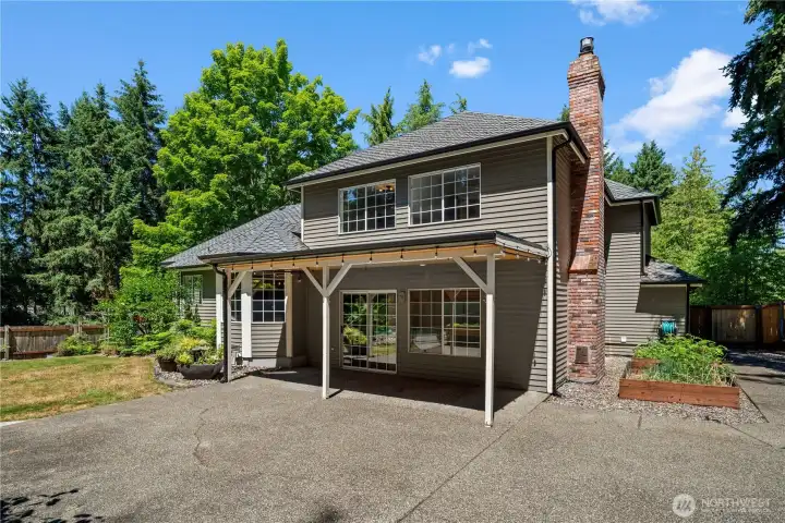 Covered patio