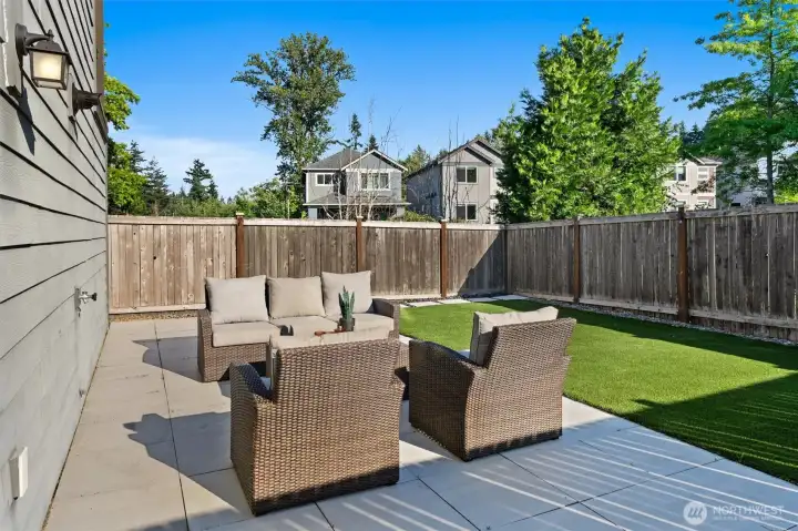 Enjoy the perfect outdoor space for summer barbecues, al fresco dining, and play. Enjoy the perfect outdoor space for summer barbecues, al fresco dining, and play.