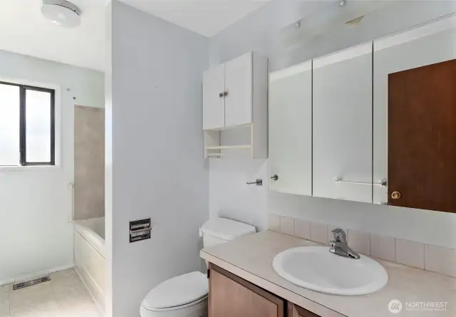 Upstairs bathroom
