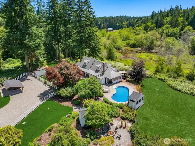 A charming compound this is magical and private!