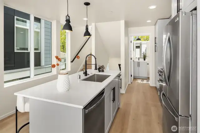 Photo from staged model unit with similar floor plan