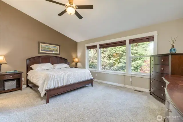 Main floor primary suite