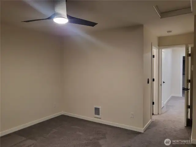 secondary bedroom looking to hall/ landing