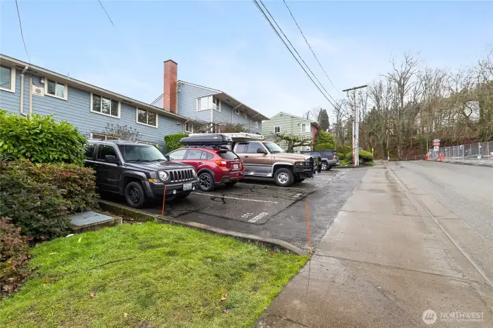 reserved parking space