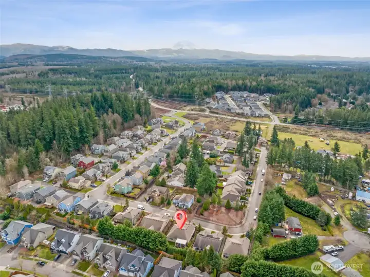 The quiet neighborhood of Sawyer Crest II.