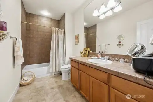 Main floor Guest bathroom.  Primary bathroom will be added at a later date.