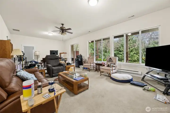 Lower level Great room.