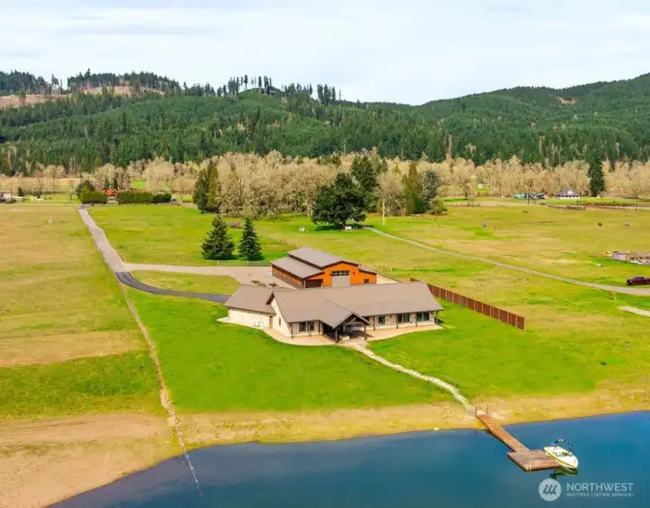 Spectacular Lakefront home in this gorgeous Valley surrounded by rolling, forested Hills.