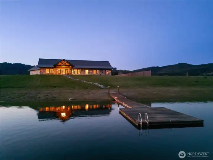 Maybe a midnight skinny dip in the waters of this calm private lake??