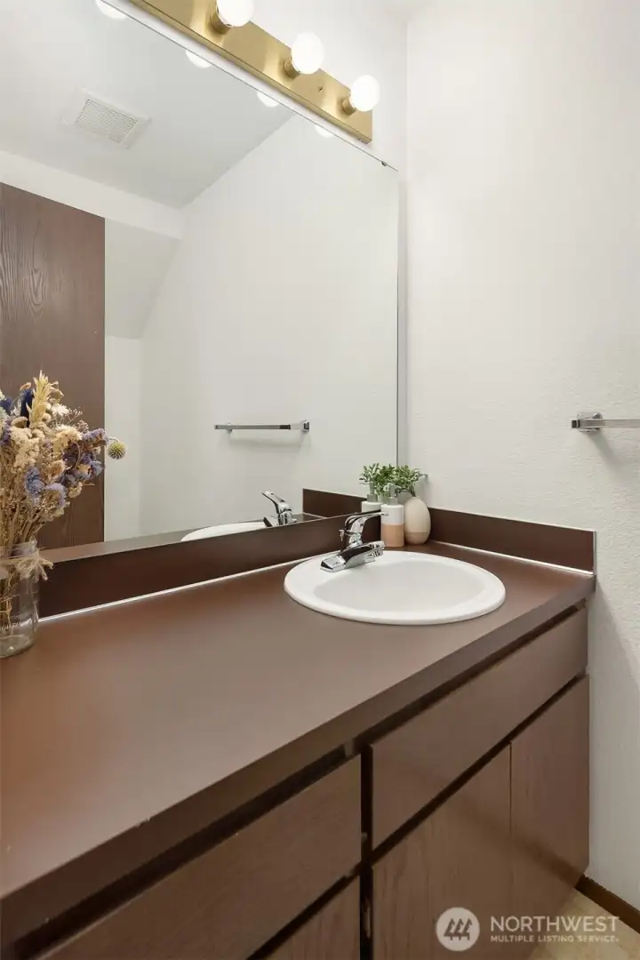 Downstairs powder bath