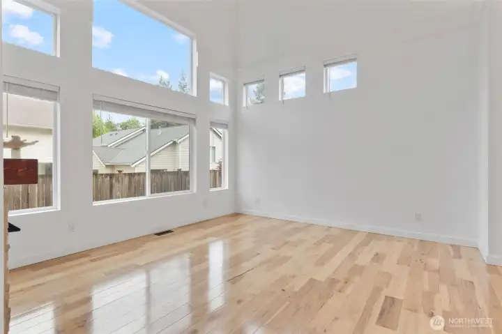 Abundant light in the living room