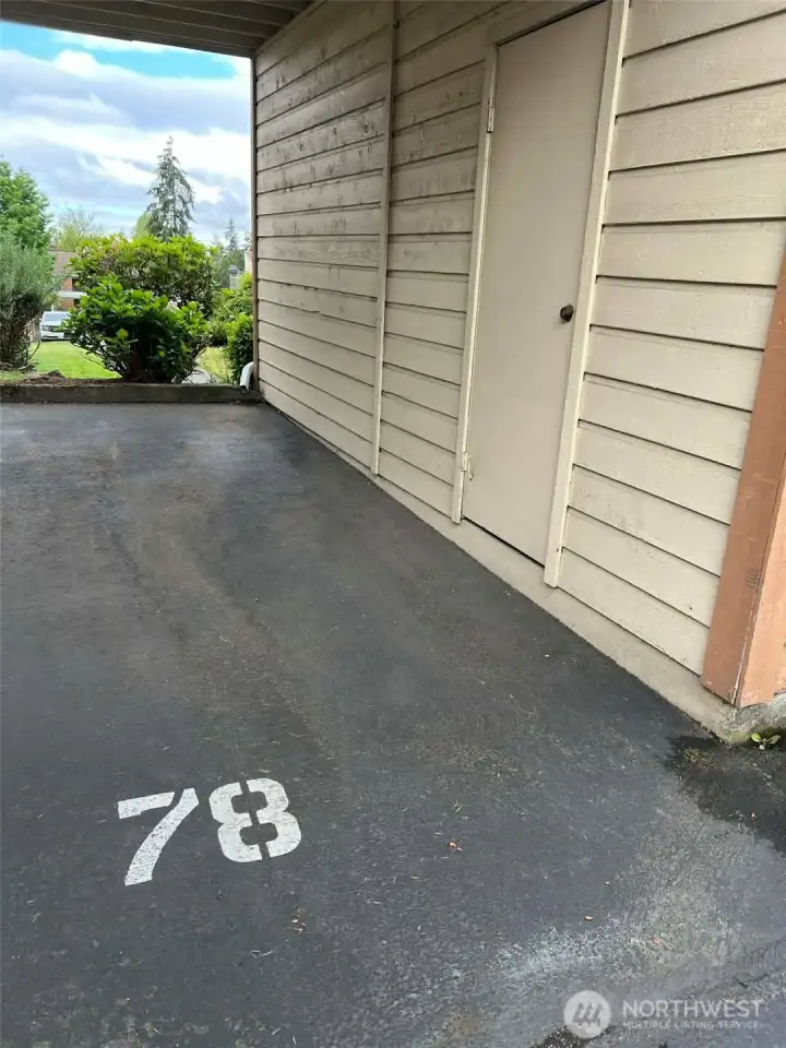 parking space #78