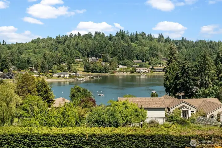 Take in tranquil water and territorial views surrounded by mature greenery and natural beauty. Take in tranquil water and territorial views surrounded by mature greenery and natural beauty.