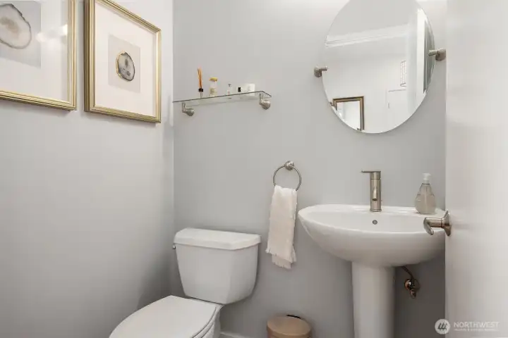 Half Bath on Main floor