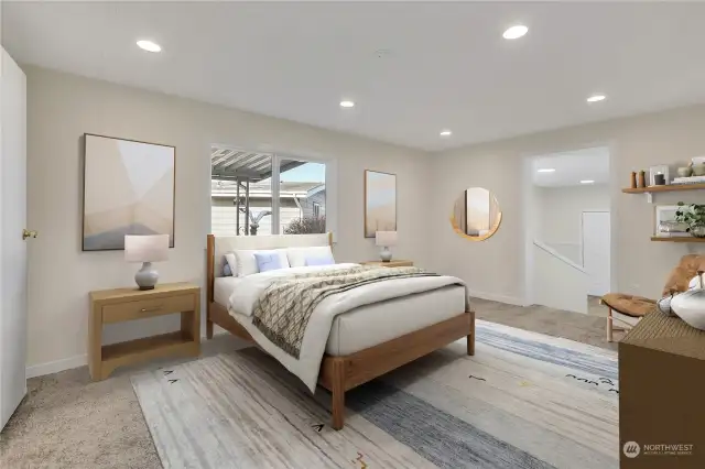 Masterbedroom Virtually Staged