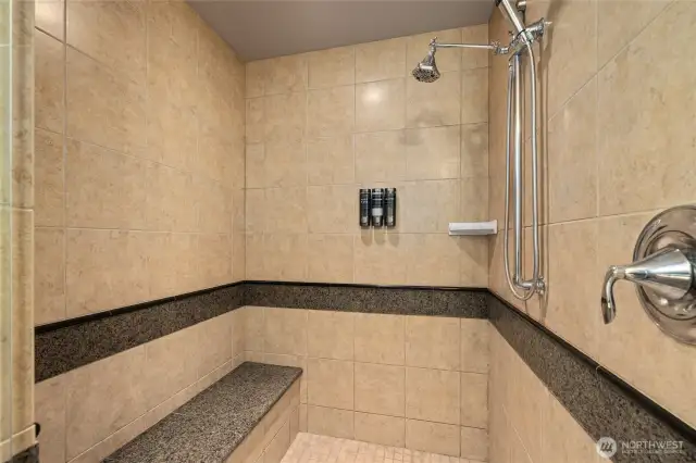 large shower