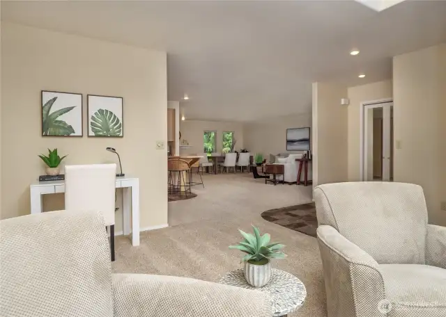 Sunroom looking back