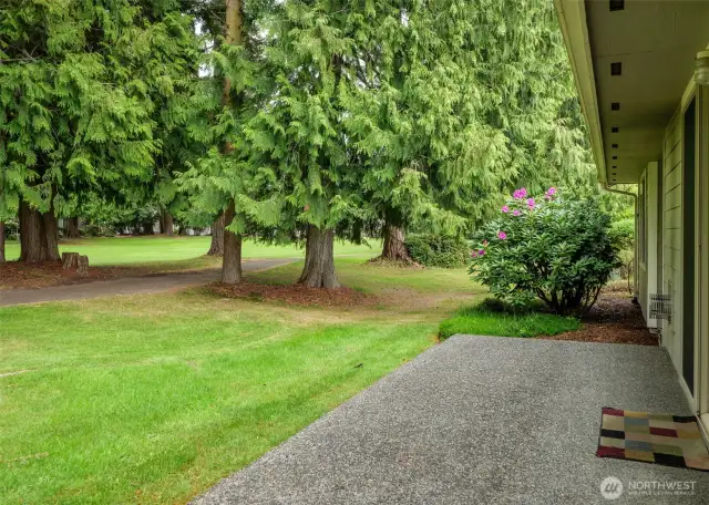 view from the west patio to the North West