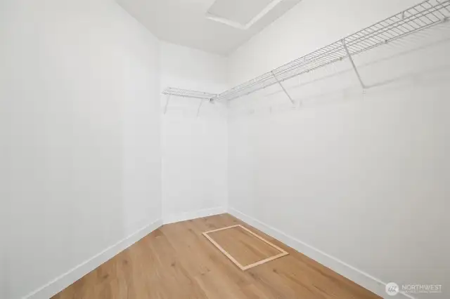 Primary Walk in closet