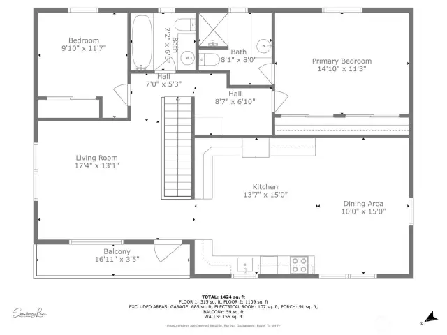 Main Level Floor Plan