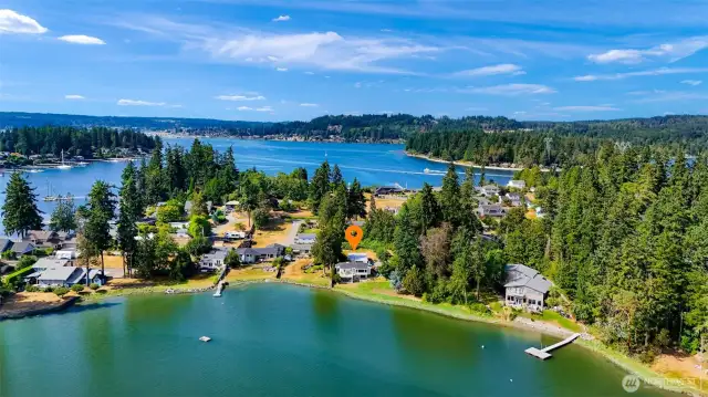 Kayak from the shores of your home to downtown Poulsbo for dinner!