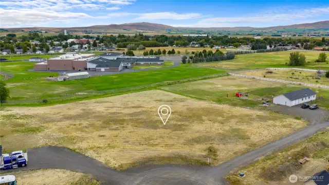 Great location at the back of the development!