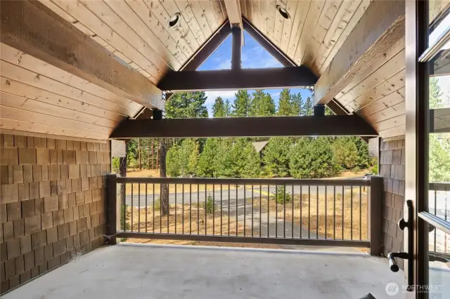Deck off bonus room upstairs