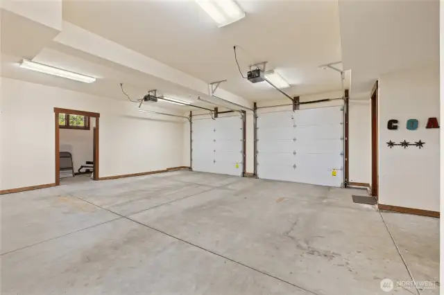 Two car garage