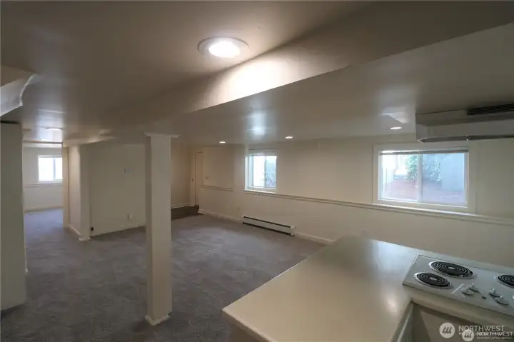 Lower unit living room.