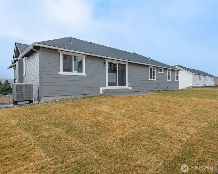 Nice sized back yard