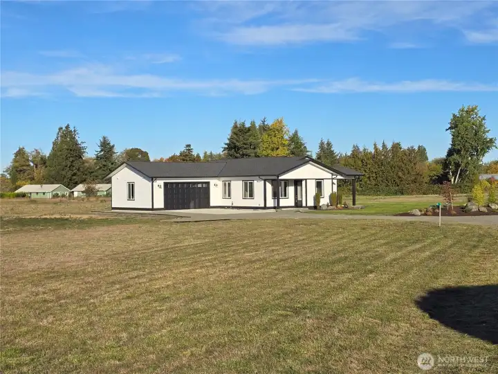 2 flat acres with room for your dream shop as well