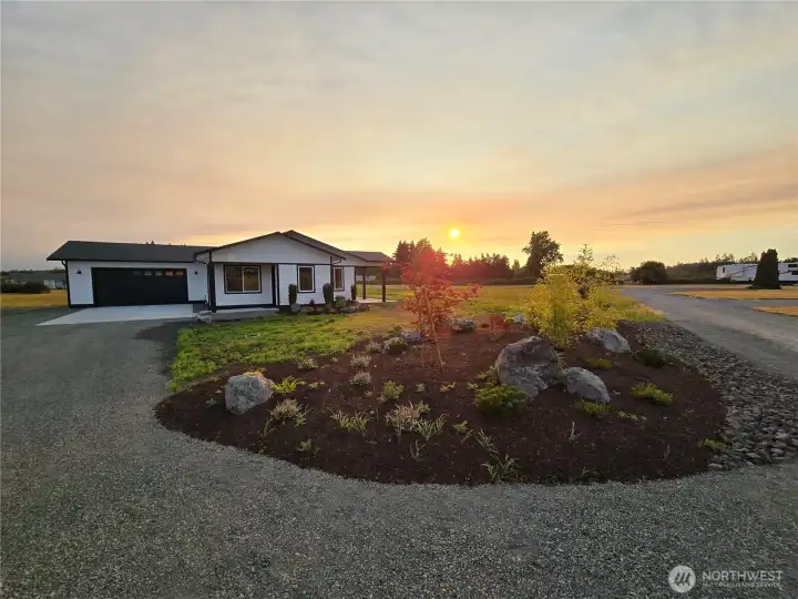 Incredible sunset views from all over the property