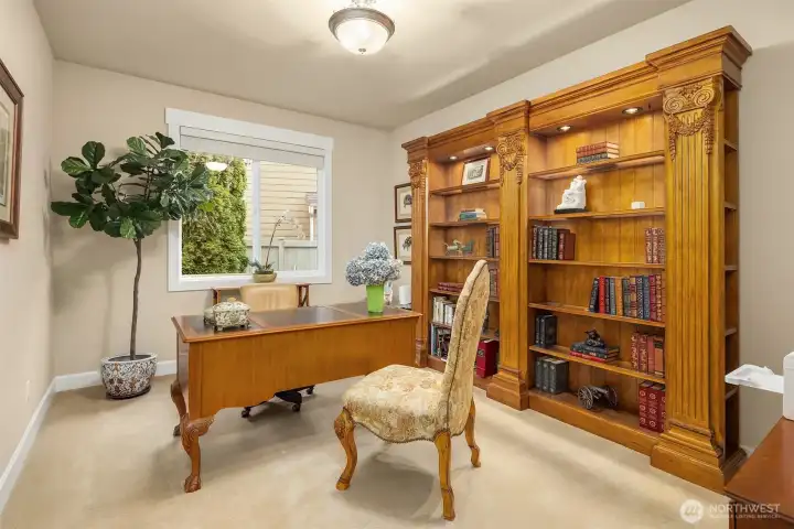 Beautiful office on the main floor.