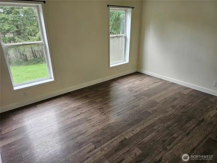 Views from the master bdrm picture windows