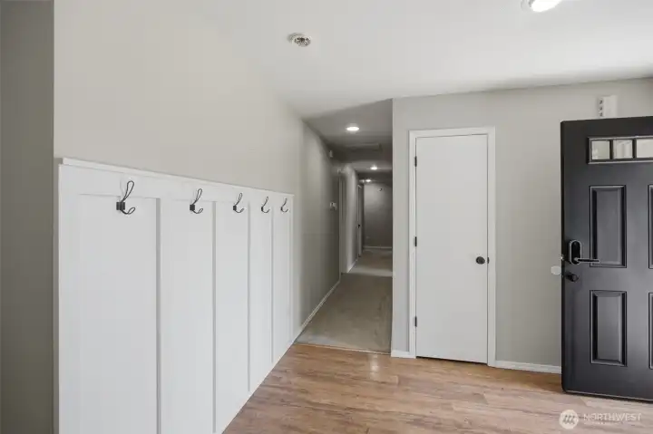 entry + hallway