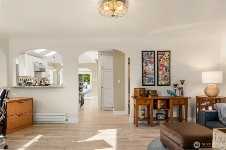 Formal front room parlor and sitting area.