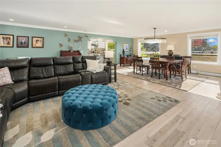 Beautiful large sunny room.