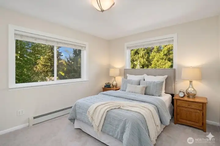 Other top floor bedroom is very good size with a nice closet.