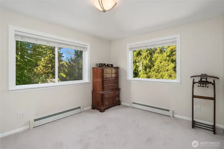 Other top floor bedroom is very good size with a nice closet.